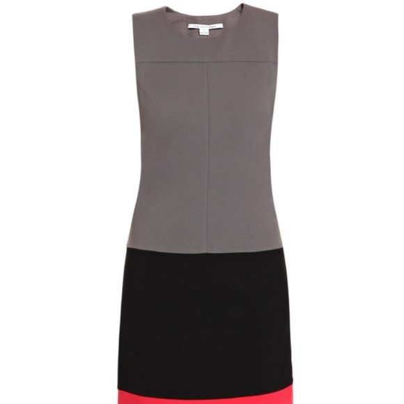 Diane Von Furstenberg Sharby colour block dress - Picture 6 of 9